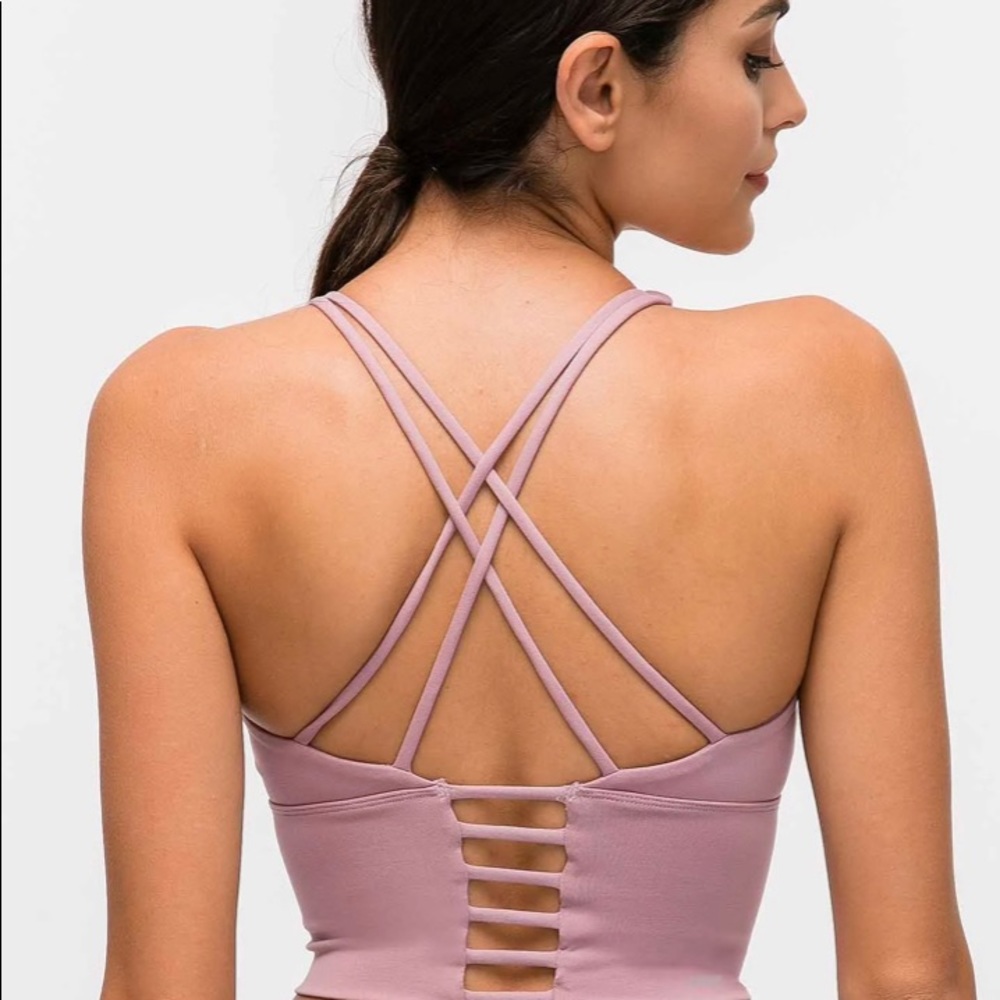 NWT Musesonly glory crop tank ash purple size 6/M